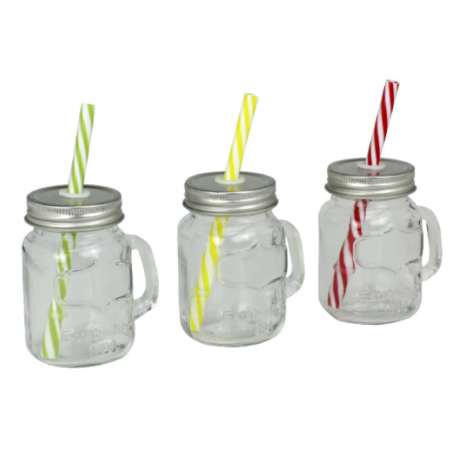LOT DE 3 MINI DRINKING JAR 130ML ARD'TIME DJ-MINI
