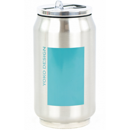 CANETTE ISOTHERME 280ML INOX / BLEU CANARD YOKO DESIGN 1750 /8246