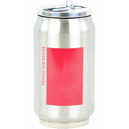 CANETTE ISOTHERME 280ML INOX / ROUGE YOKO DESIGN 1752 /8248