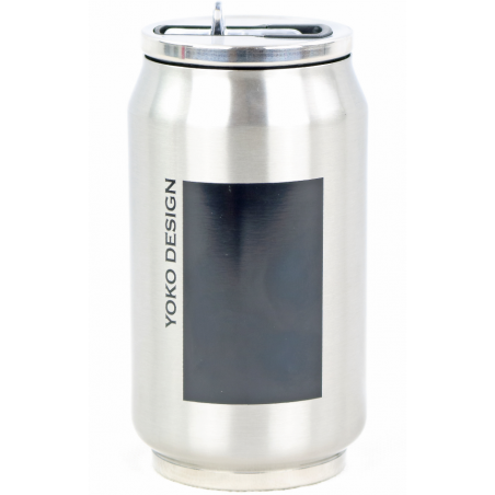 CANETTE ISOTHERME 280ML INOX / NOIRE YOKO DESIGN 1754 /8250