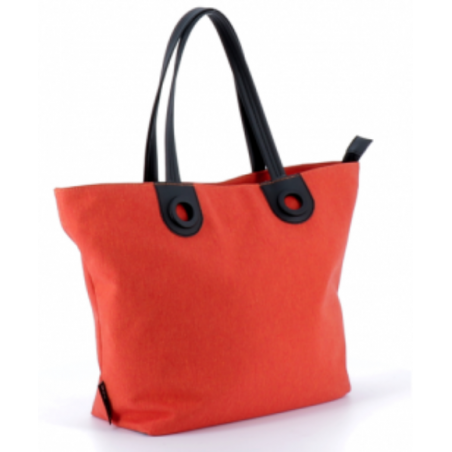 SAC A MAIN ORANGE GRANDE CAPACITE SHB ECOSHOPPING ROLSER SHB025