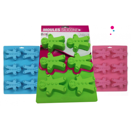 MOULE VERT SILICONE BONHOMME ARD'TIME FM-PL6BON