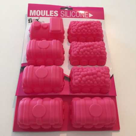 MOULE SILICONE PETIT TRAIN ROSE ARD'TIME FM-PL6TRAIN