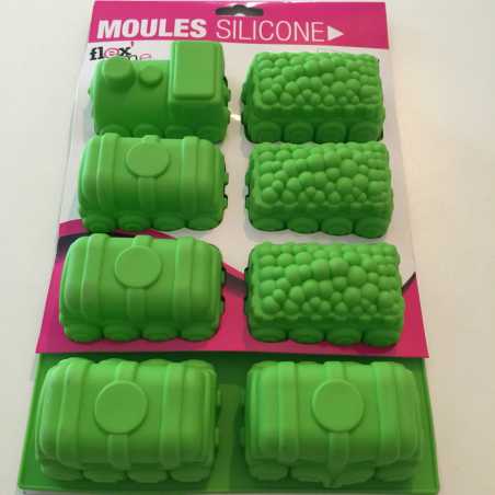 MOULE SILICONE PETIT TRAIN VERT ARD'TIME FM-PL6TRAIN