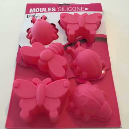 MOULE ROSE SILICONE PAPILLON ARD'TIME FM-PL6BUT