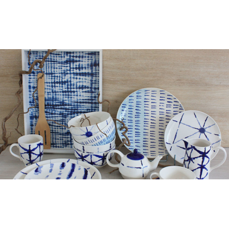 PICHET 600ML EN CERAMIQUE " INDIGO DYE " ARD'TIME IDPICH/2