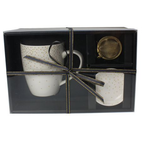COFFRET MUG 360ML ET COUPELLE 7CM "REVE ETOILE" RE-TASTHE