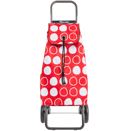 CHARIOT DE MARCHE 2 ROUES PLIABLE ROUGE I-MAX SYMBOL LOGIC RG ROLSER IMX089