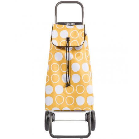 CHARIOT DE MARCHE 2 ROUES PLIABLE JAUNE I-MAX SYMBOL LOGIC RG ROLSER IMX089