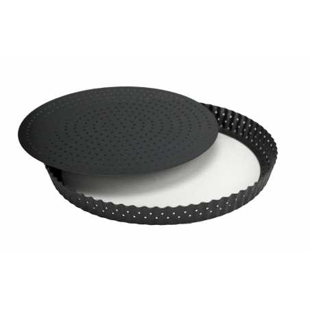 MOULE A TARTE MICROPERFORE 28CM FORME RONDE ARD'TIME