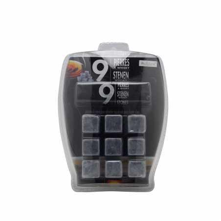 LOT DE 9 PIERRES A WHISKY + SACHET ARD'TIME BS-9BLIS