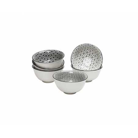 LOT DE 6 BOLS 12CM EN PORCELAINE "KIYOSE" ARD'TIME EC-6KIYOBOLMM