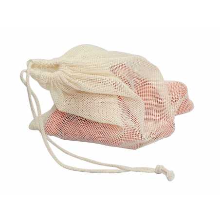 SET DE 3 SACS CONSERVATION ET TRANSPORT FUITS ET LEGUMES EN COTTON BIOLOGIQUE AED'TIME BO3SAC
