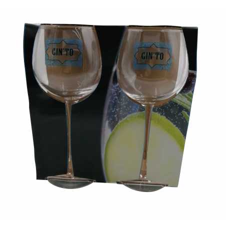 SET DE 2 VERRES GIN'TO 580ML ARD'TIME GIN2VER