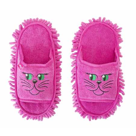 PANTOUFLE MICROFIBRE DE NETTOYAGE ROSE VIGAR 9646