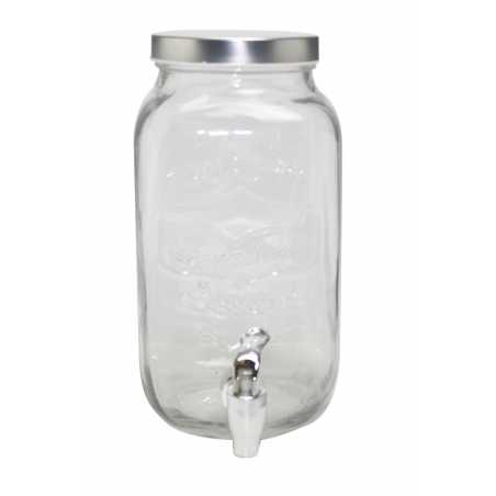 DISTRIBUTEUR DE BOISSON 3L "DRINKING JAR" EN VERRE BOCAL ARD'TIME DJCC-3L