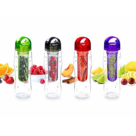 BOUTEILLE DETOX AVEC INFUSEUR ROUGE YOKO DESIGN 1427/7853R