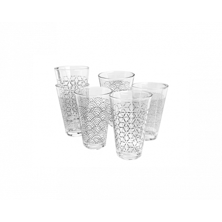 LOT DE 6 VERRES 305ML "SLOW" ARD'TIME SLO3VERX2