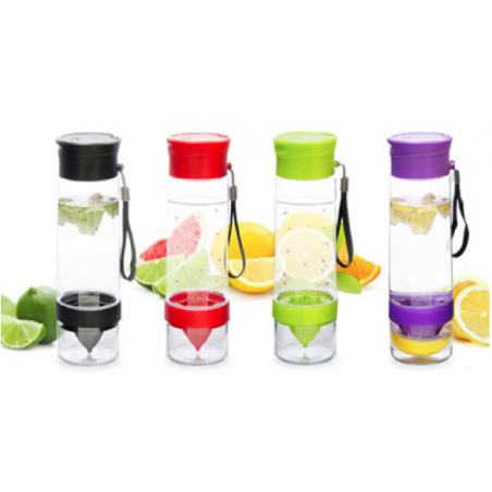 BOUTEILLE DETOX AVEC PRESSE-AGRUMES VIOLET YOKO DESIGN 1432/7854P