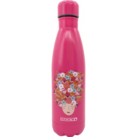 BOUTEILLE ISOTHERME 750ML "TETE FLEURS" DUCK'N BOUT750IMP/3