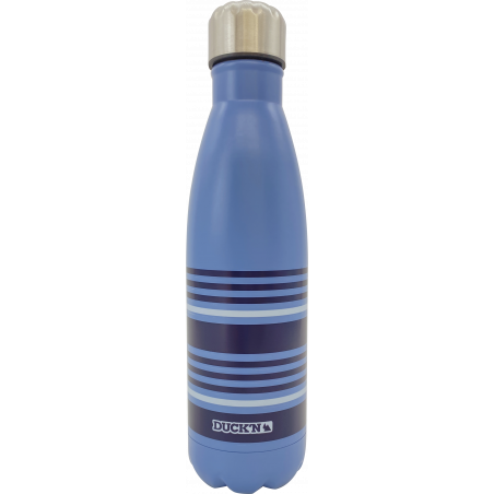 BOUTEILLE ISOTHERME 750ML BLEUE "RAYURES" DUCK'N BOUT750IMP/5