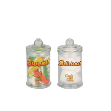 LOT DE DEUX BONBONNIERES "CANDY CRUSH" ARD'TIME