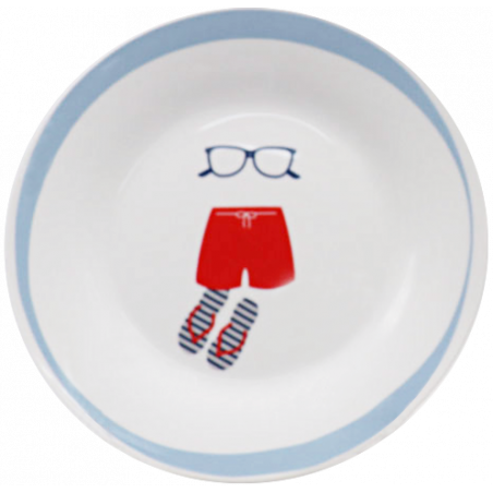 LOT DE 4 ASSIETTES ø 20,5 CM EN CERAMIQUE "ESCLAE" ARD'TIME TONGASPM