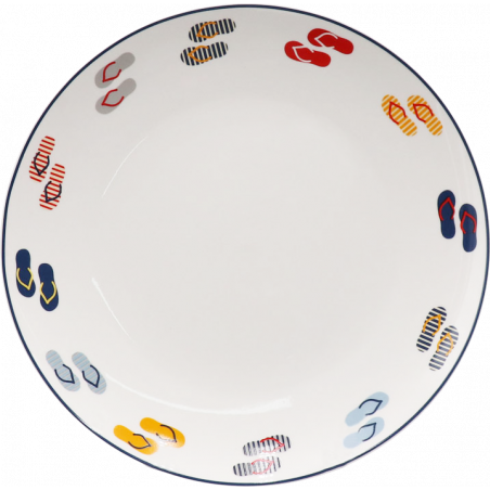 PLAT ROND ø 30 CM EN CERAMIQUE "ESCLAE" ARD'TIME TONGAS30