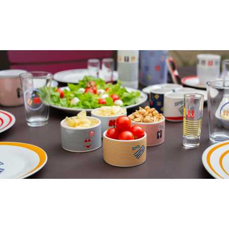 PLAT ROND ø 30 CM EN CERAMIQUE "ESCLAE" ARD'TIME TONGAS30