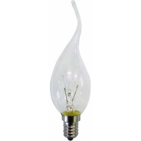 AMPOULE INCANDESCENCE FORME BOUGIE 15W CLAIR E14 230V CLEAR 9901500
