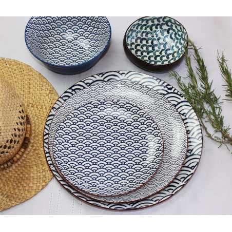 LOT DE 6 BOLS 15CM EN CERAMIQUE "NAMI" ARD'TIME NAMIBOL15