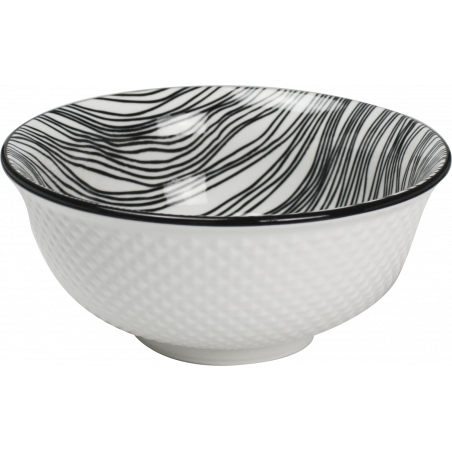 LOT DE 6 BOLS 16,3 EN PORCELAINE "KUSAMBA" ARD'TIME KUSBOLGM