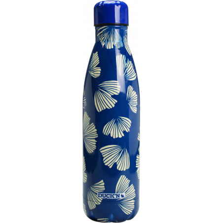 BOUTEILLE ISOTHERME 500ML PÉTALES BLEUS DUCK'N
