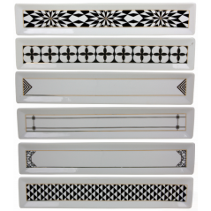 PLATEAU RECTANGULAIRE 32CM "JULIETTE" ARD'TIME JU-PLATRECT