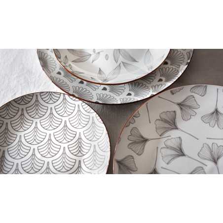 BOITE EN CERAMIQUE AVEC COUVERCLE EN BOIS "SASEBO" ARD'TIME SASBOITGM