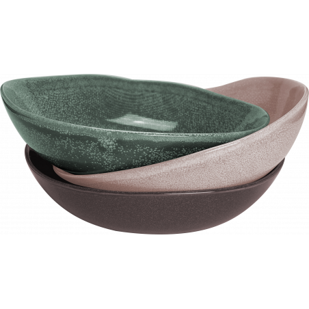 PLAT / SALADIER 22CM EN CERAMIQUE "NATURA" ARD'TIME NATSAL