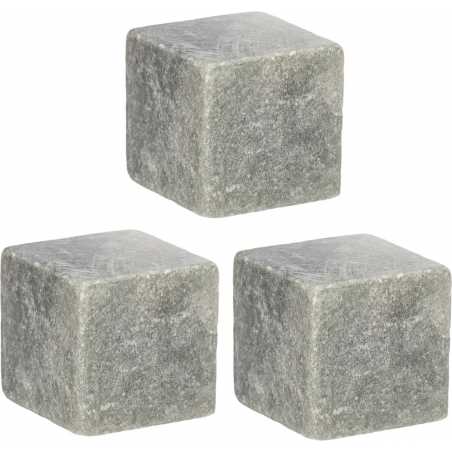 LOT DE 9 PIERRES A WHISKY + POCHETTE DE RANGEMENT