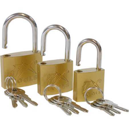 SET DE 3 CADENAS 25MM / 30MM / 40MM FX TOOLS