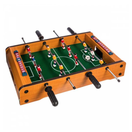 JEU DE TABLE EN BOIS MINI BABYFOOT