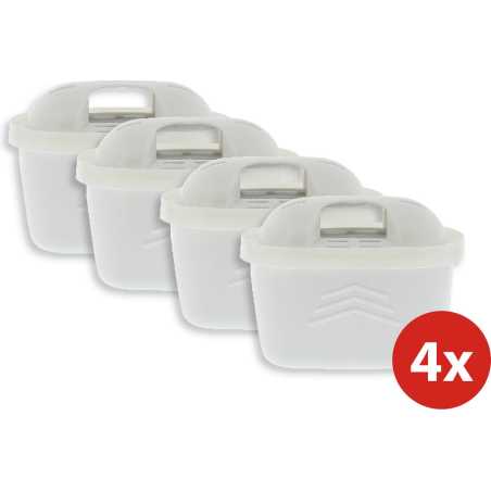 Lot de 4 filtres à charbon actif compatibles avec les cartouches filtrantes Brita maxtra Plus, Pearlco, Dafi, Aquaphor SCANPART