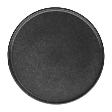 Lot de 6 grandes assiettes plates Ø 27cm noir "Terra Des"