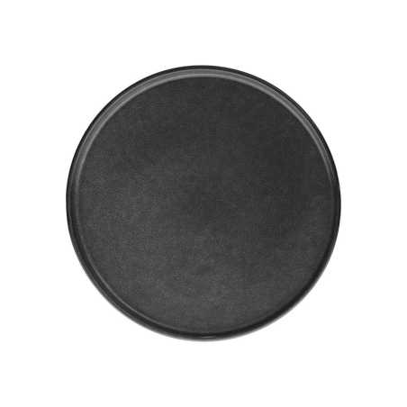 Lot de 6 petites assiettes plates à dessert Ø 21cm noire "Terra Des"