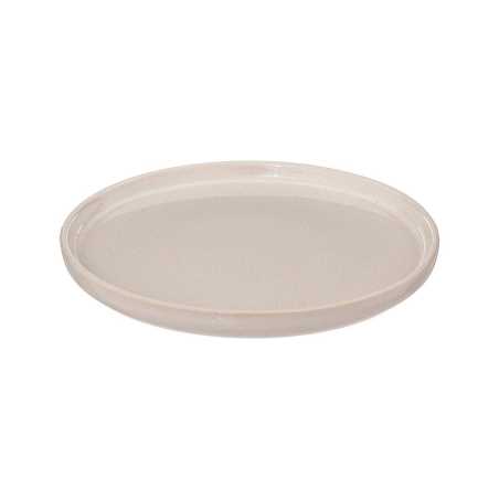 Lot de 6 petites assiettes plates à dessert Ø 21cm beige "Terra Des"