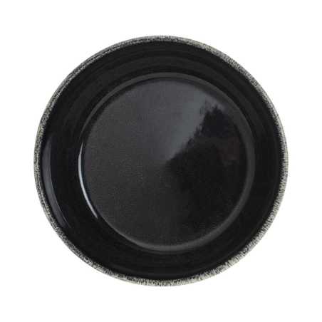 Lot de 6 Coupelles / Bols Ø 15cm en grès noir "Terra Des"