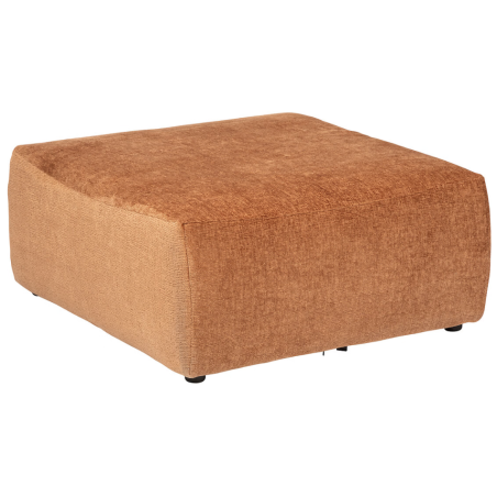 Pouf en velours pour canapé modulable - marron caramel