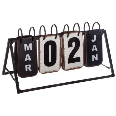 CALENDRIER VINTAGE 27CM EN METAL