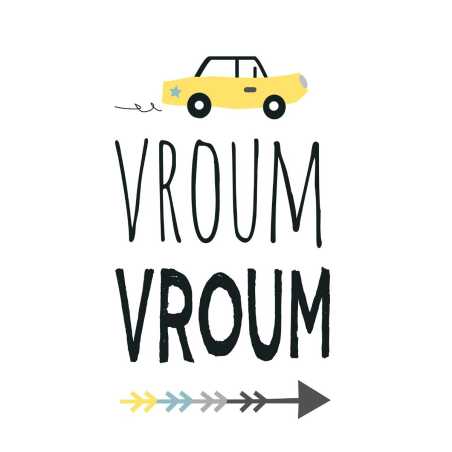 Parure de lit enfant "Route" Coton, 140x200 cm