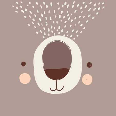 Parure de lit enfant "Ours" Coton, 140x200 cm