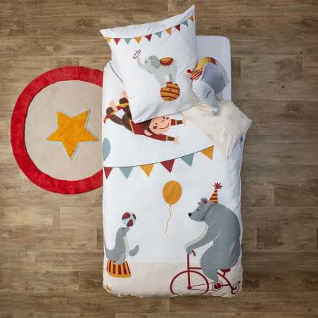 Parure de lit "Cirque" Coton, 140x200 cm