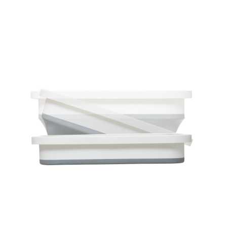 Bassine rétractable 8L blanc gris